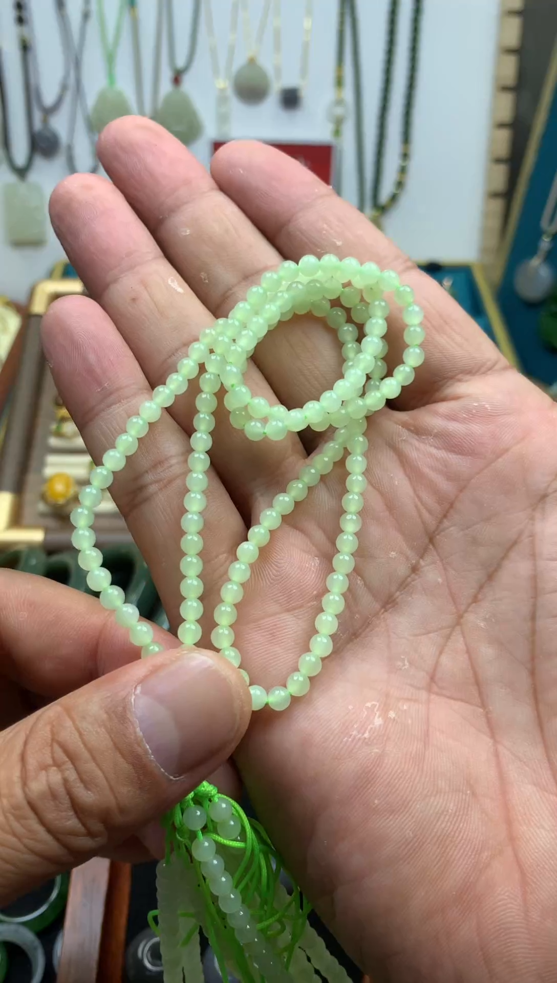 【闪购商品】和田玉颈饰未镶嵌黄口卡4