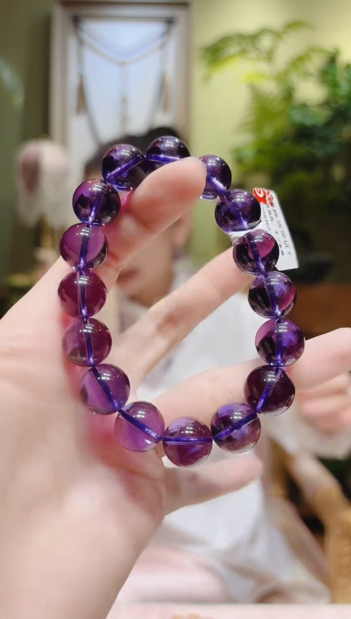【闪购商品】水晶手串未镶嵌紫水晶手串13.1Y