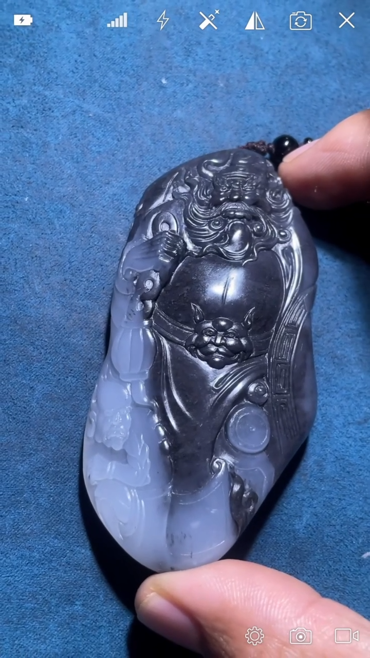 未镶嵌和田玉把件XT 钟馗把件