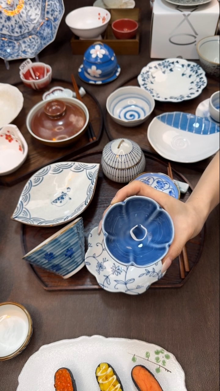 瓷小****猫（钴蓝味碟）随单发货