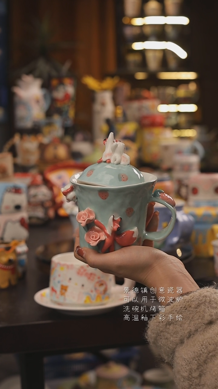 景德镇釉下彩绘设计师款式陶瓷