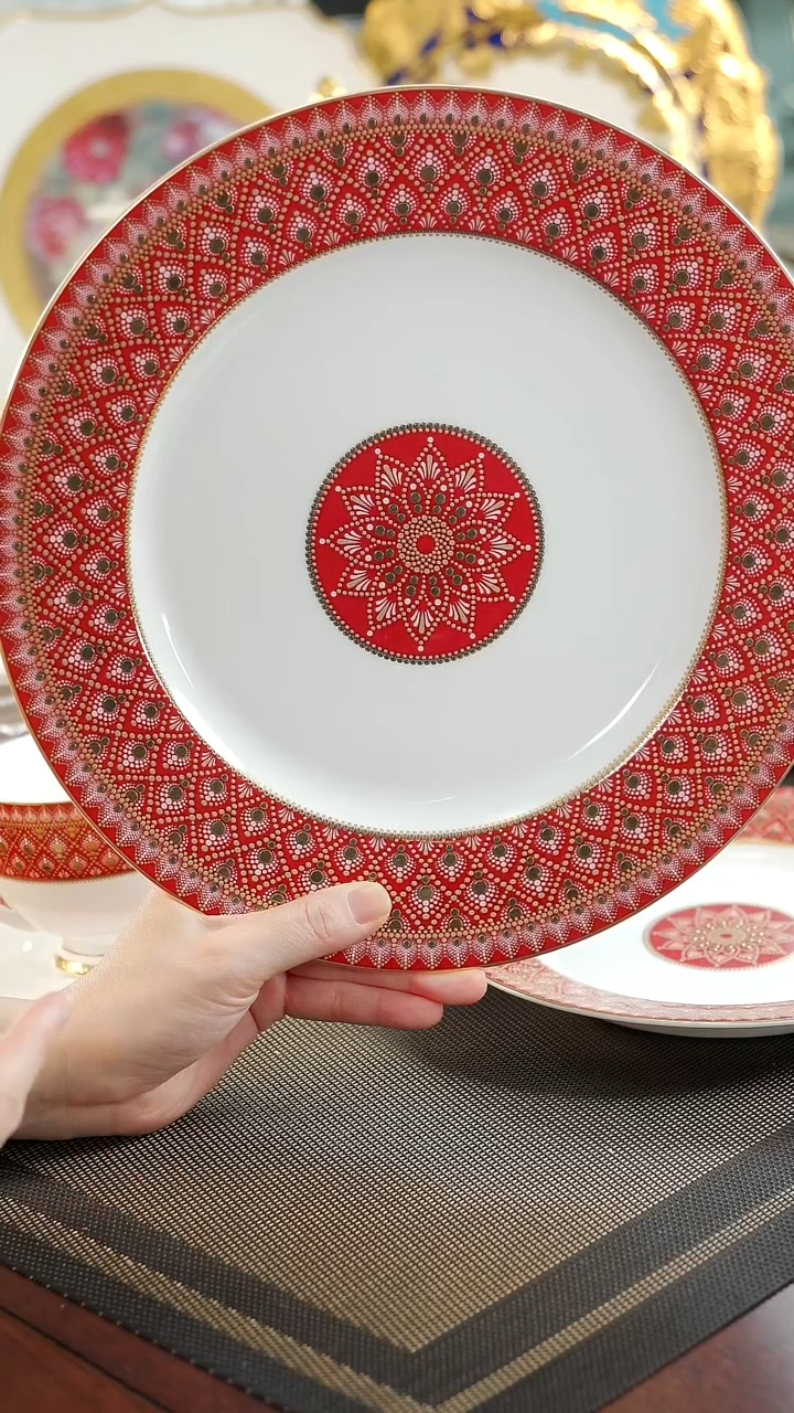 【闪购商品】瓷片10.5英寸平盘 福利价