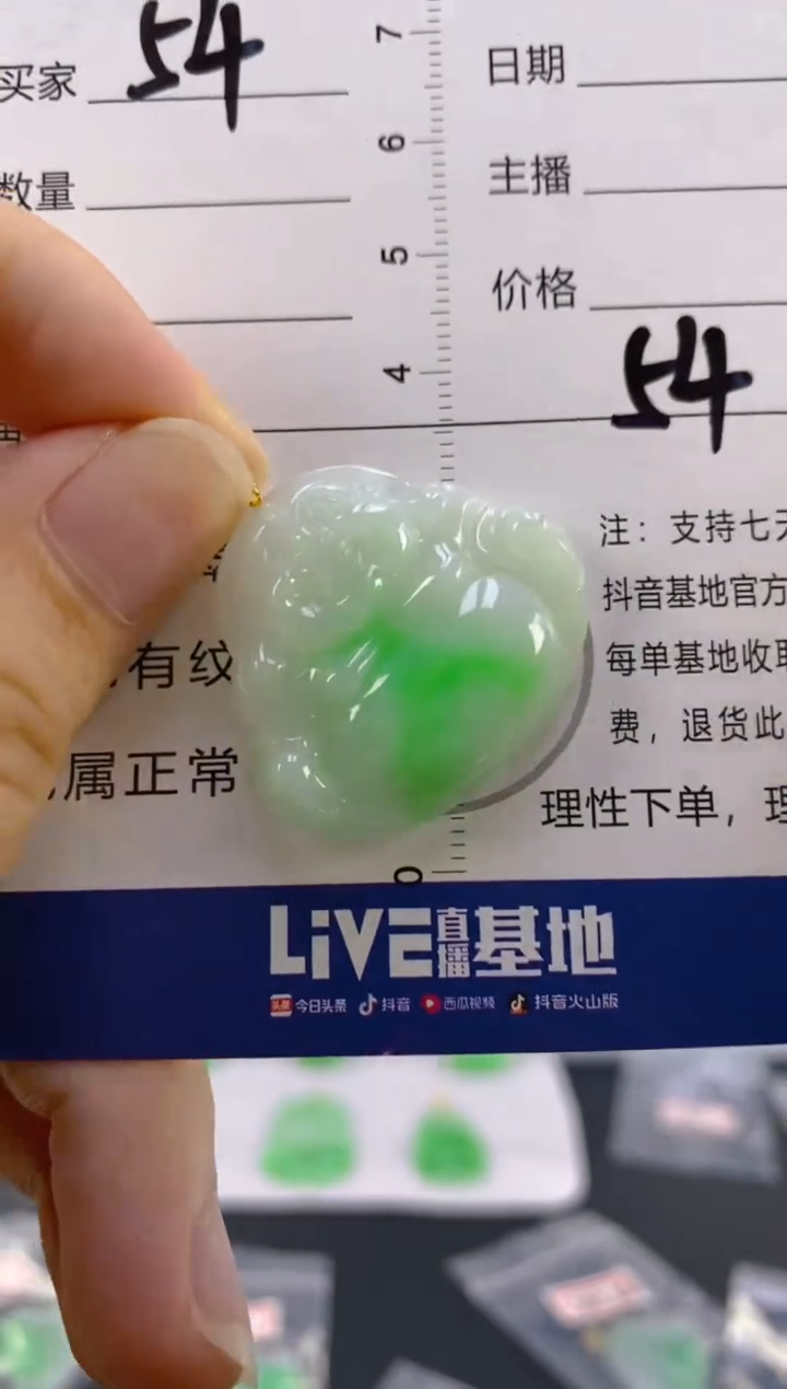 【闪购商品】翡翠颈饰18K金镶嵌天然A货翡翠