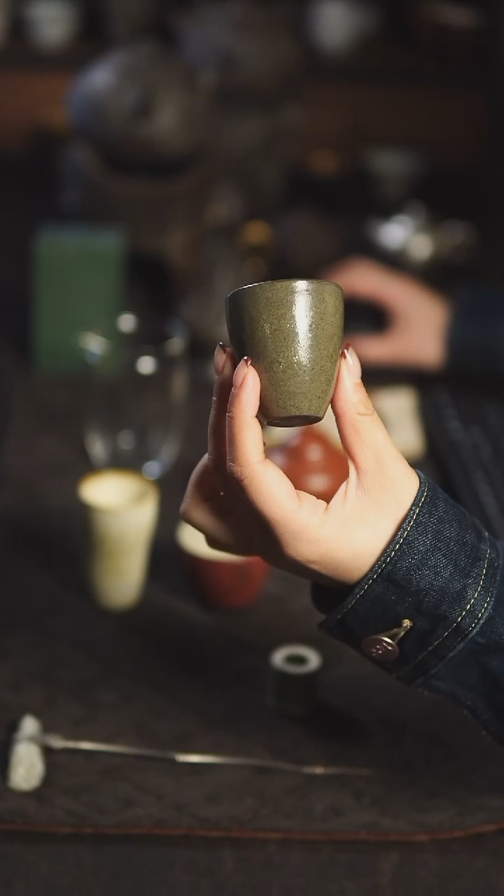 【闪购商品】云龙手作 灰釉闻香杯