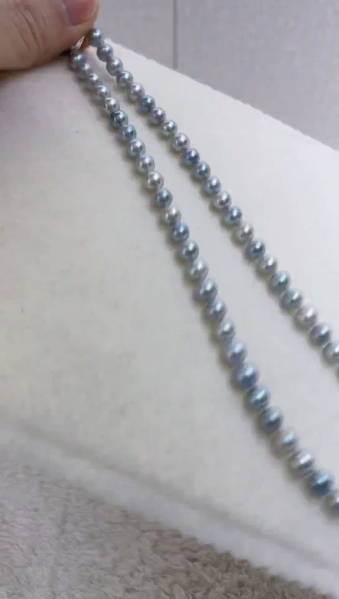 颈饰银S925镶嵌海水珍珠  