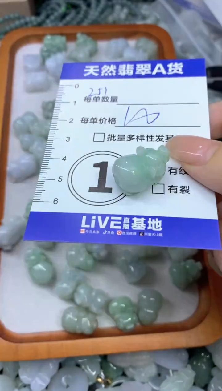 颈饰未镶嵌翡翠天然翡翠A货批量多样性发一件