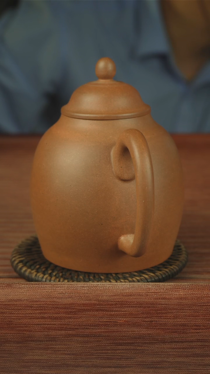 茶壶紫砂段泥壶半手工