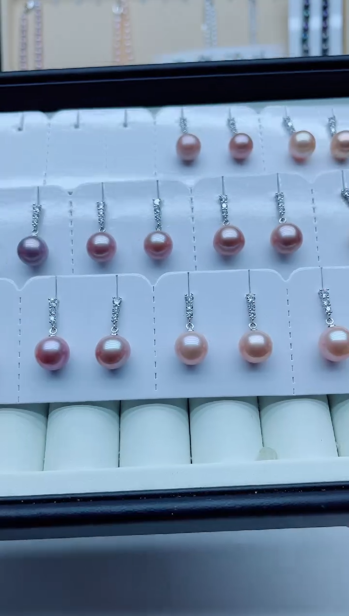 未镶嵌淡水珍珠耳饰耳环多样性发其一