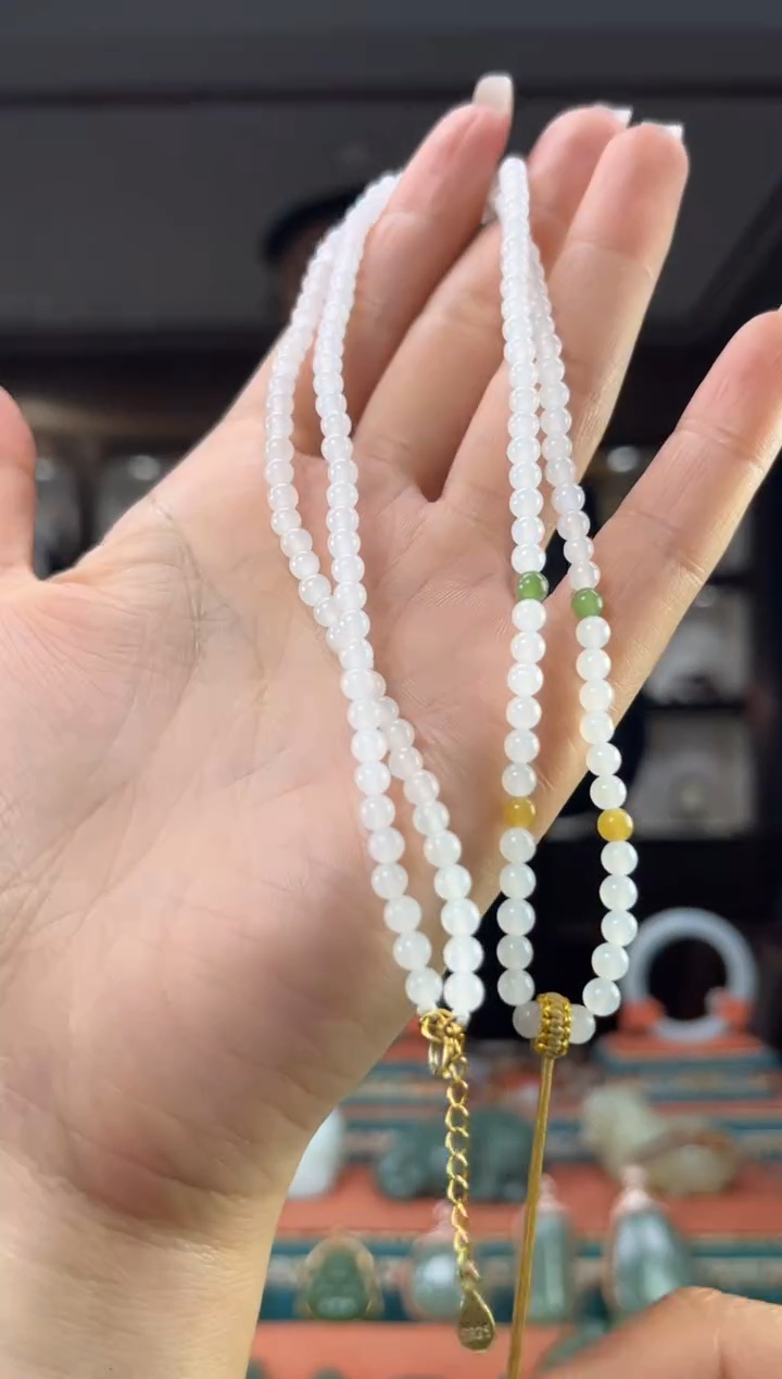 颈饰银S925镶嵌和田玉佩佩