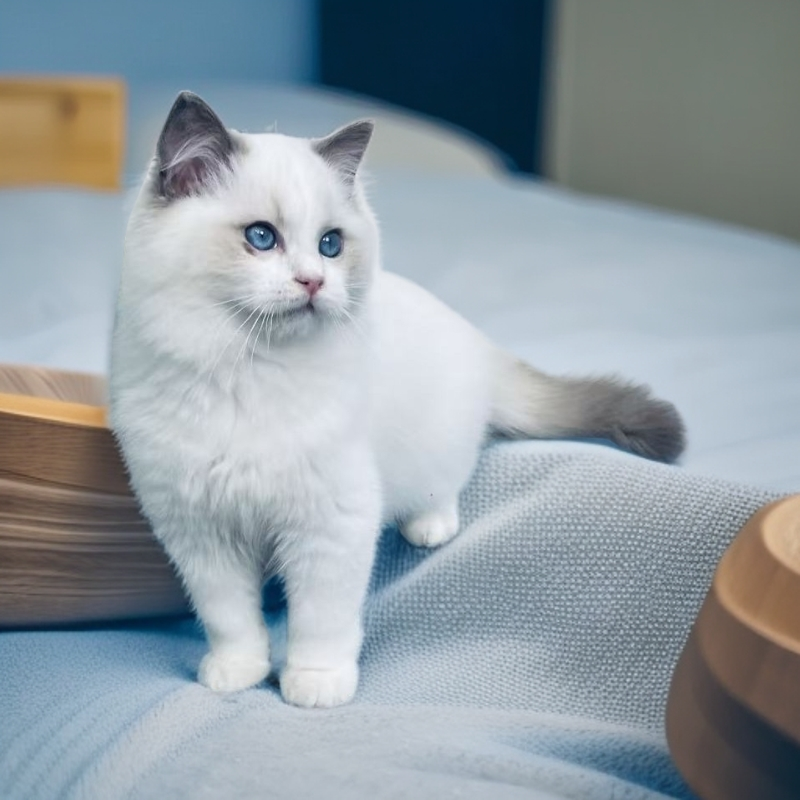 8月9号出生布偶猫蓝双弟弟活体链接