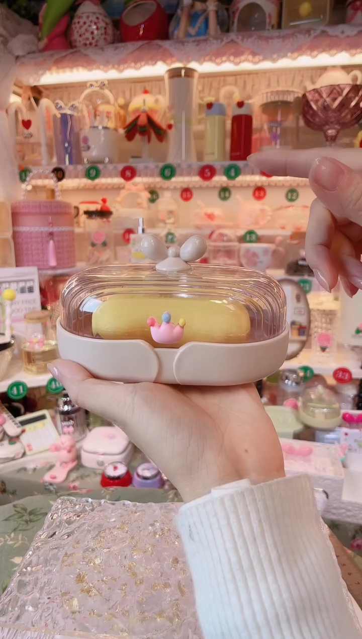 【闪购商品】摆件肥皂盒粉色开播福利，数量不多，快抢！