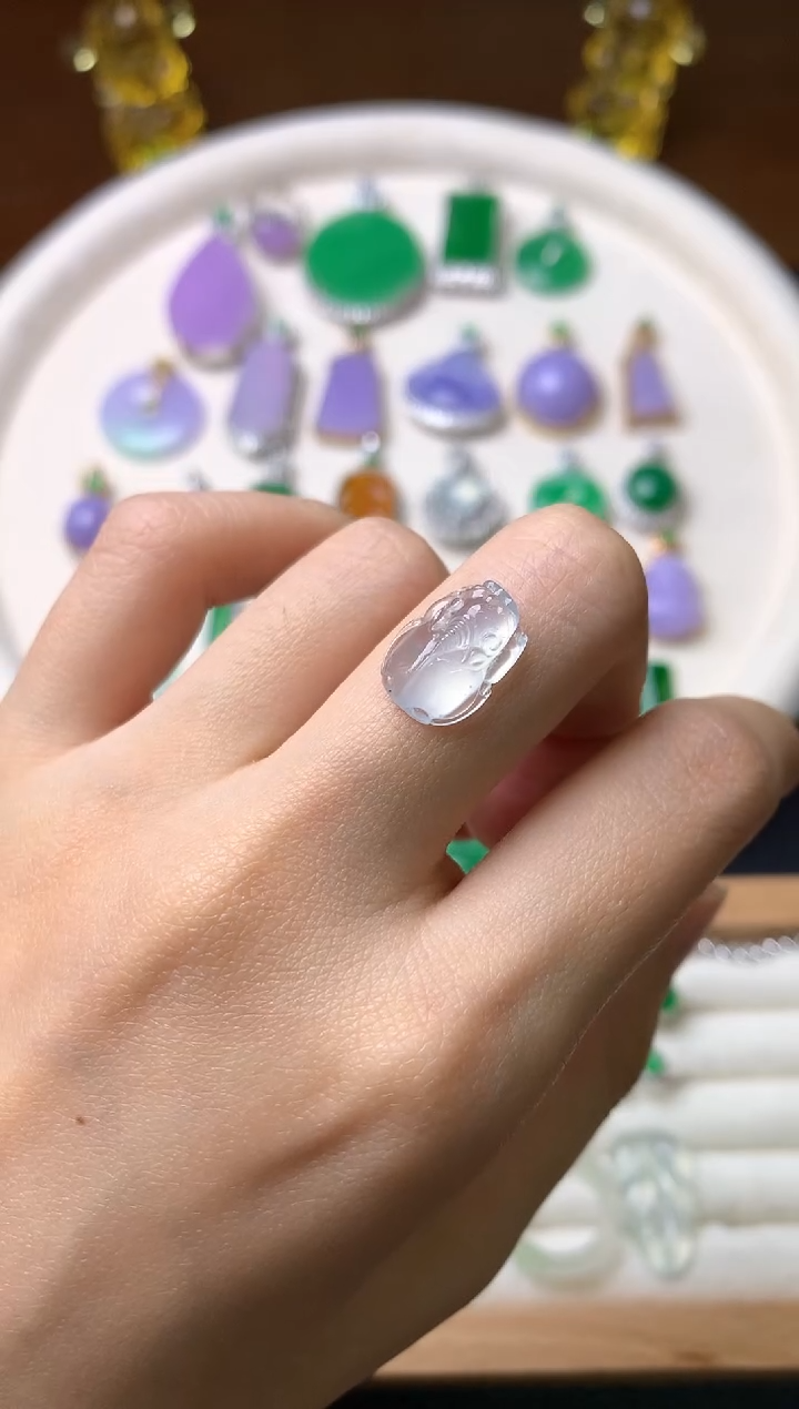 【闪购商品】定制翡翠未镶嵌裸石（镶嵌定制）