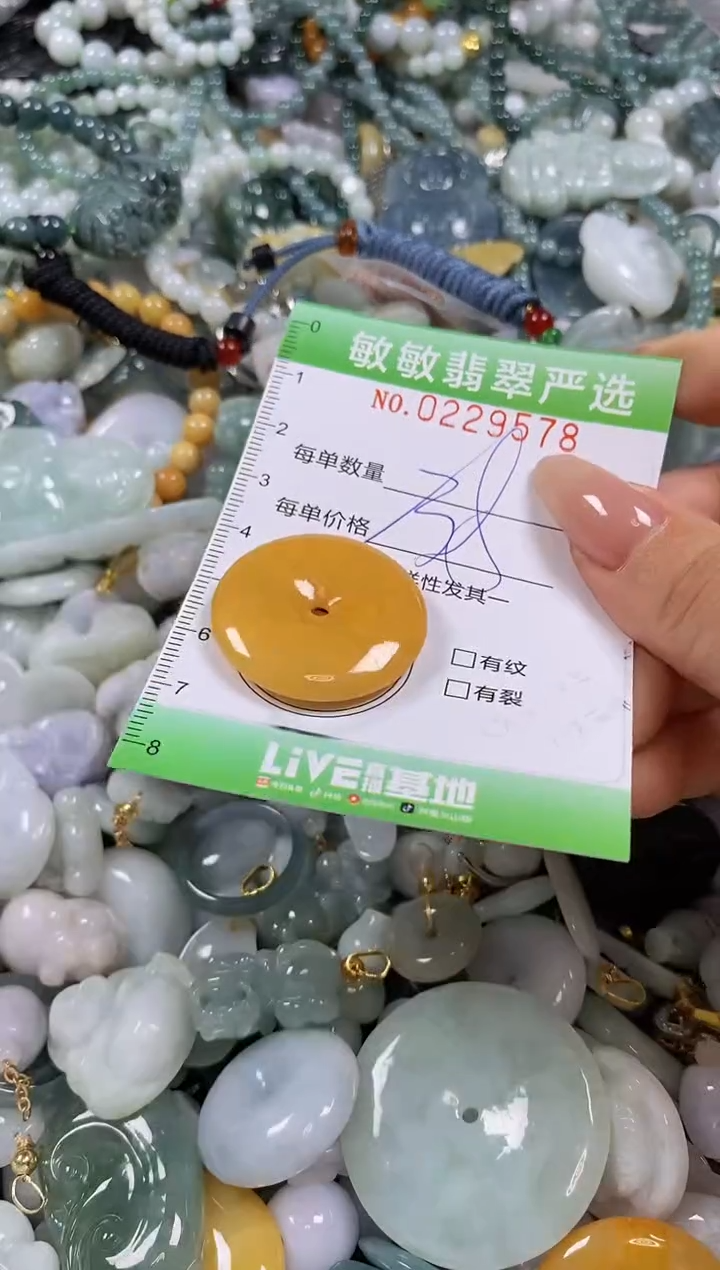 翡翠未镶嵌颈饰闪购0229578多样性发其一