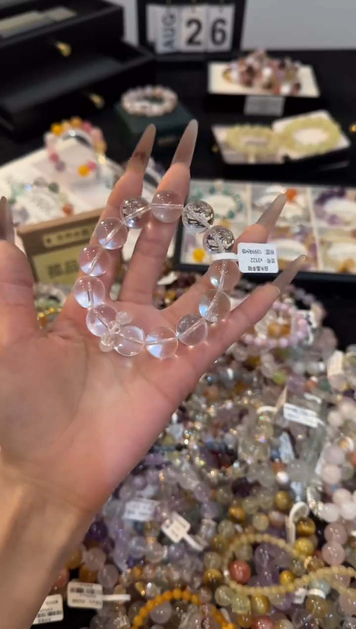 合金手链水晶白水晶x3122