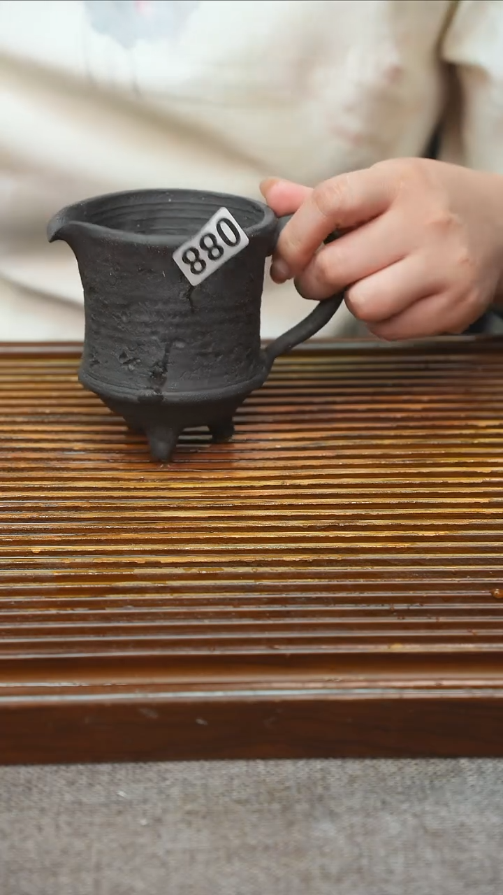 万古烧粗陶手工茶具