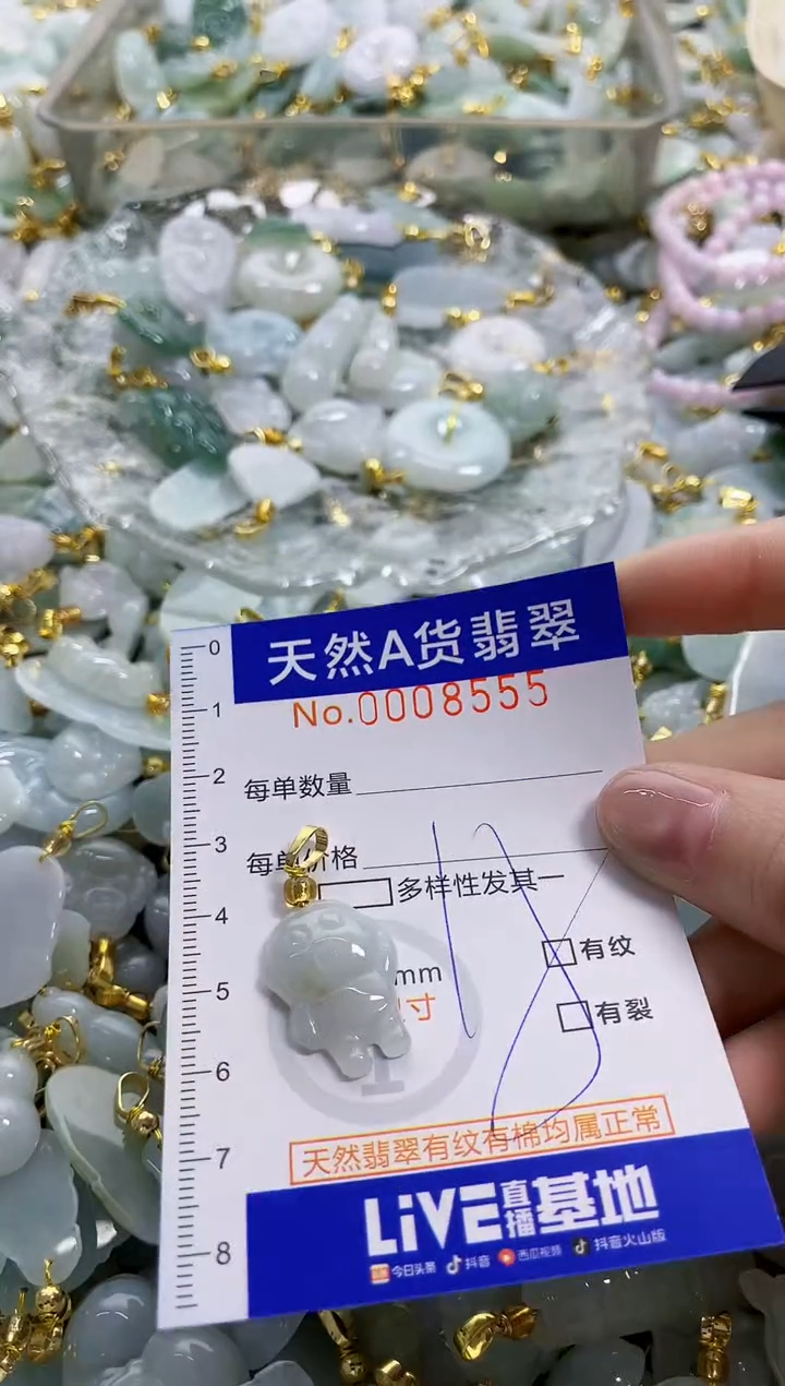 颈饰未镶嵌翡翠天然A货翡翠