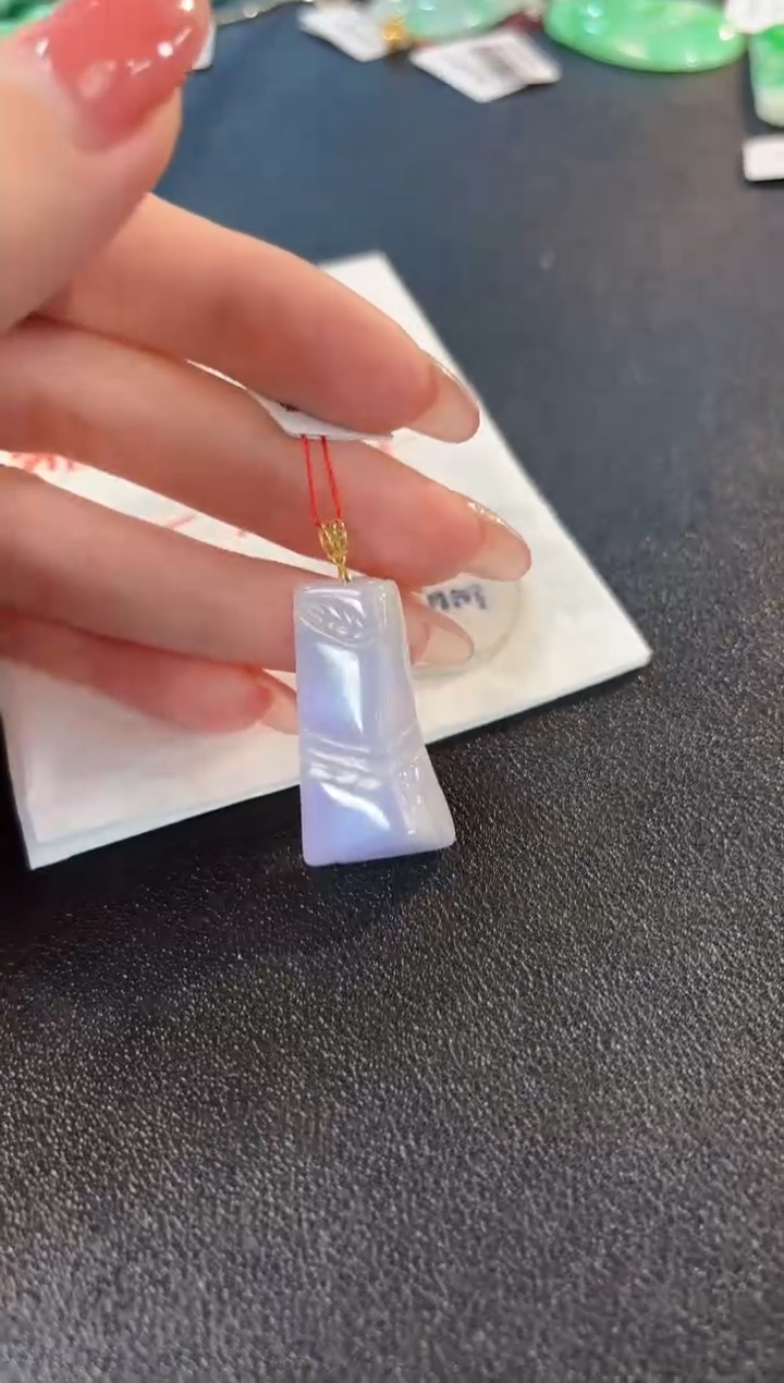 【闪购商品】翡翠颈饰18K金镶嵌缅料A货/支持复检/一件