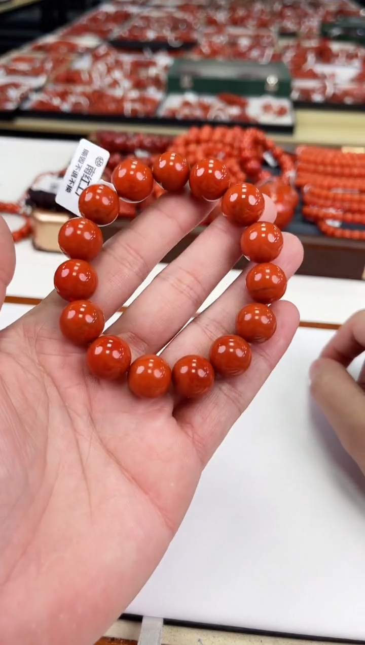 【闪购商品】南红玛瑙瓦西手串14+未镶嵌一个/条