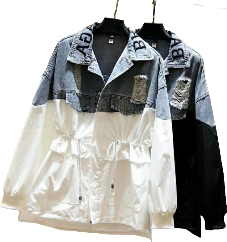 薄款长袖风衣无袖休闲上衣韩版女装常规春季中长款