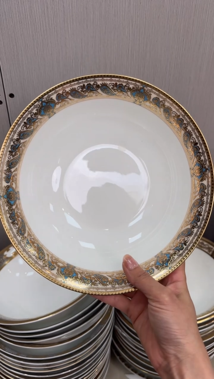 【闪购商品】瓷片9英寸汤碗福利款微瑕