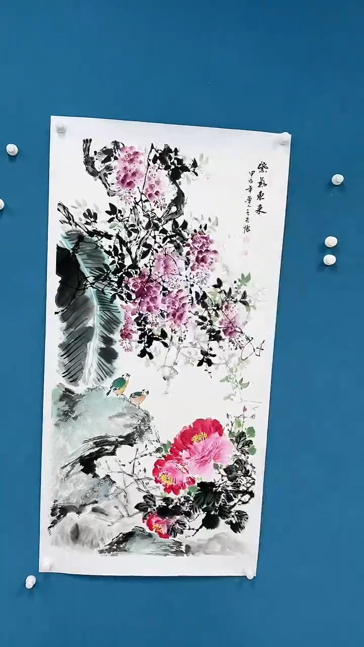 【闪购商品】国画2.11-王夫怀-四尺花鸟-46