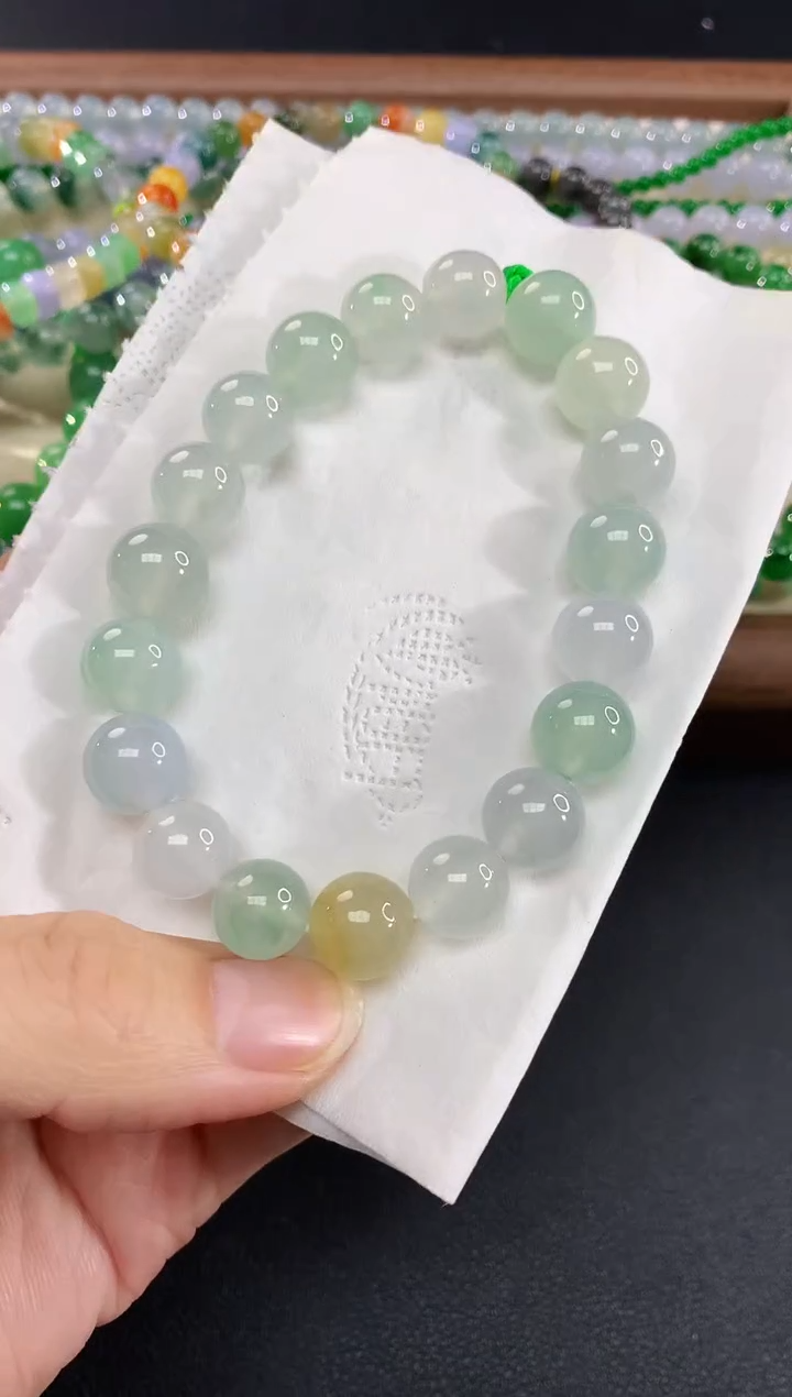 未镶嵌手串翡翠271|9800