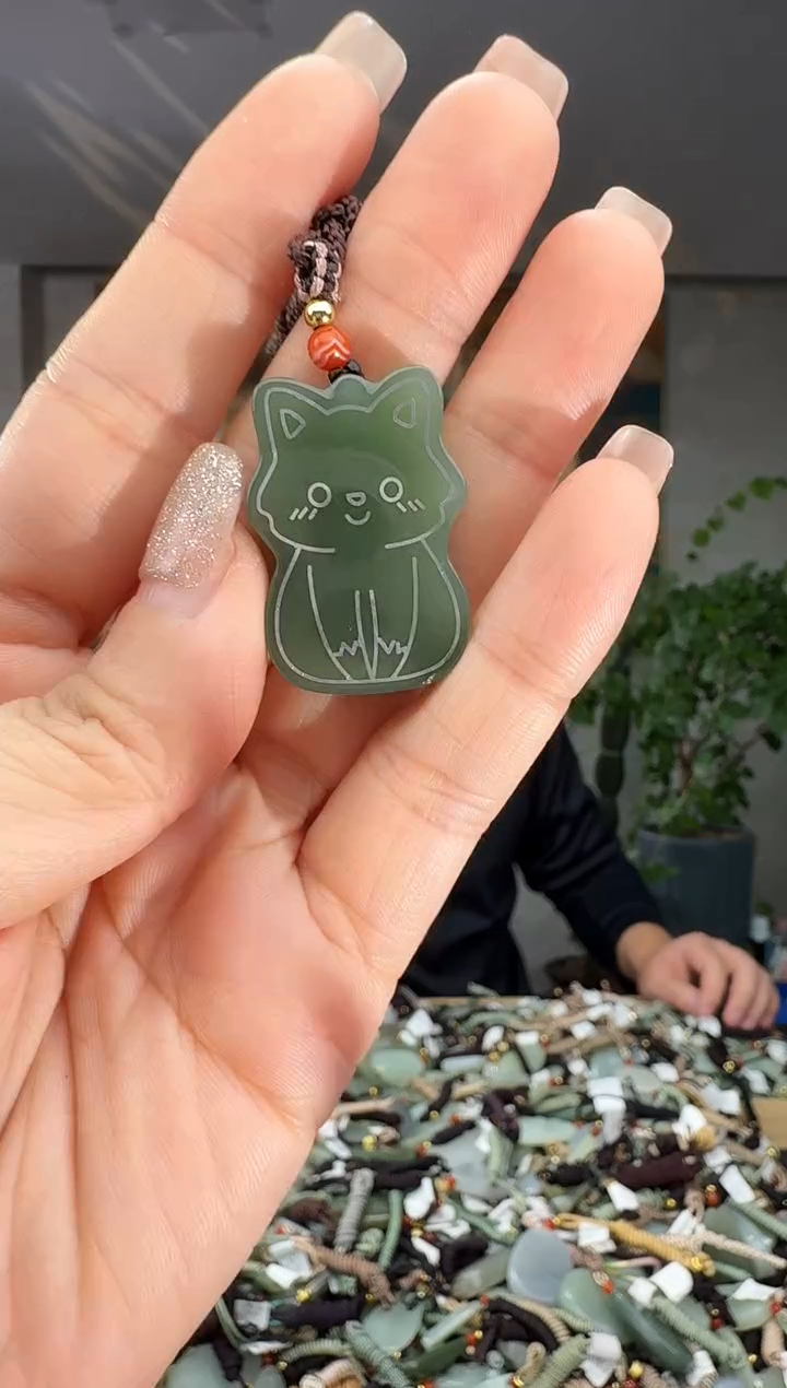 颈饰未镶嵌和田玉拍一发一多样性发货