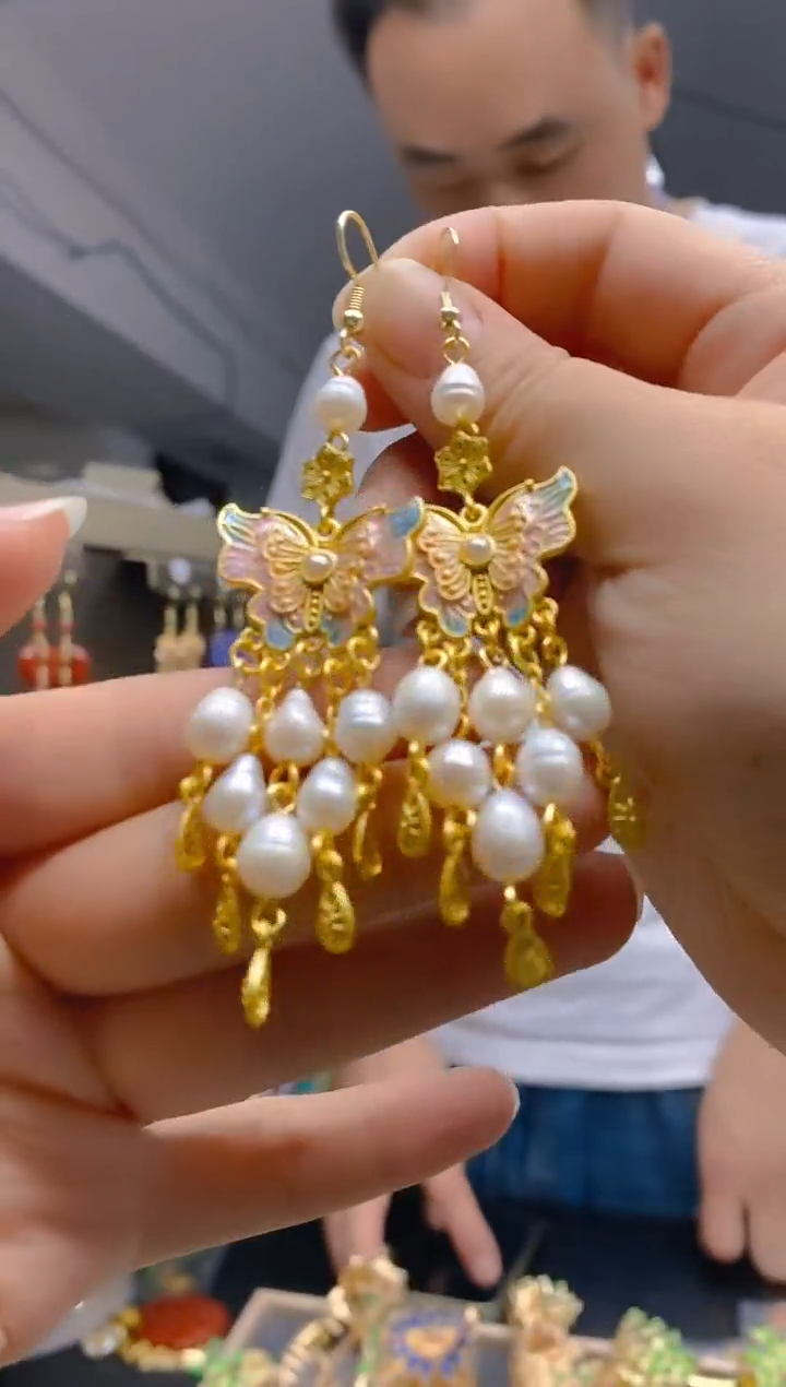 【闪购商品】淡水珍珠耳饰合金0426珍珠耳饰