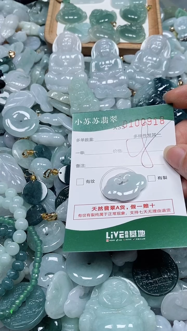 【闪购商品】翡翠颈饰未镶嵌闪购商品0100918