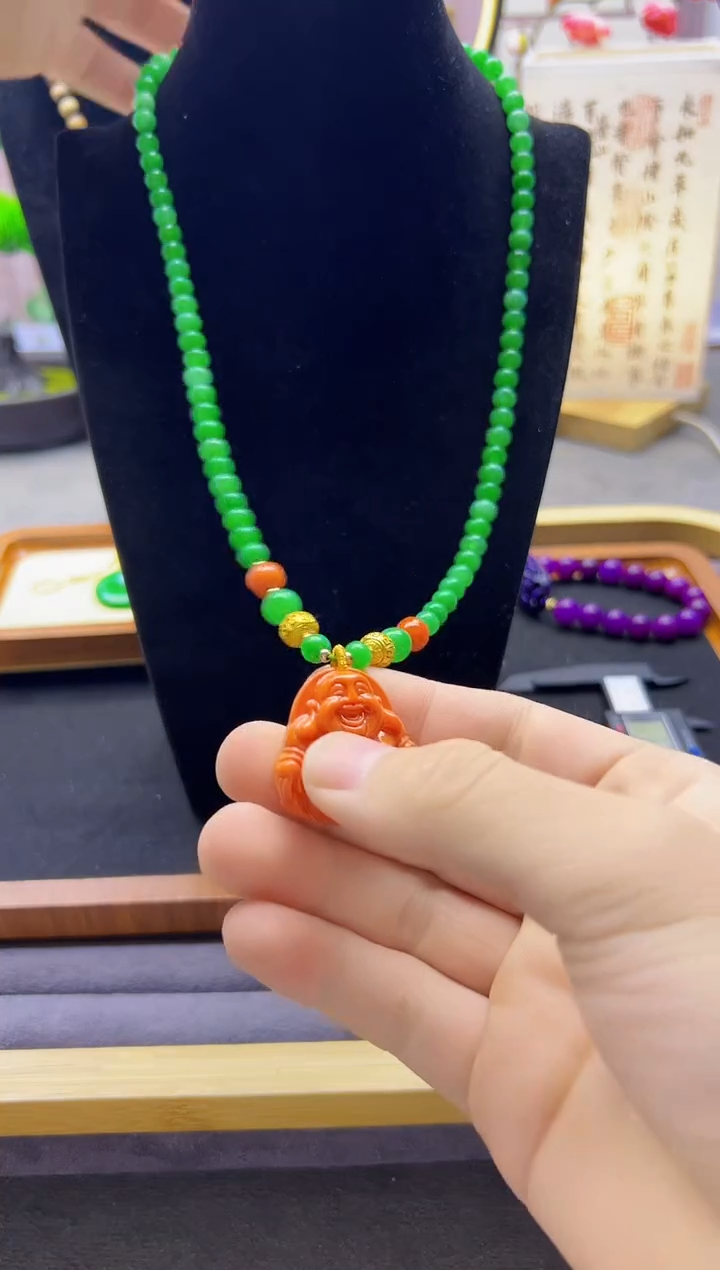 【闪购商品】翡翠颈饰14K金镶嵌X34         