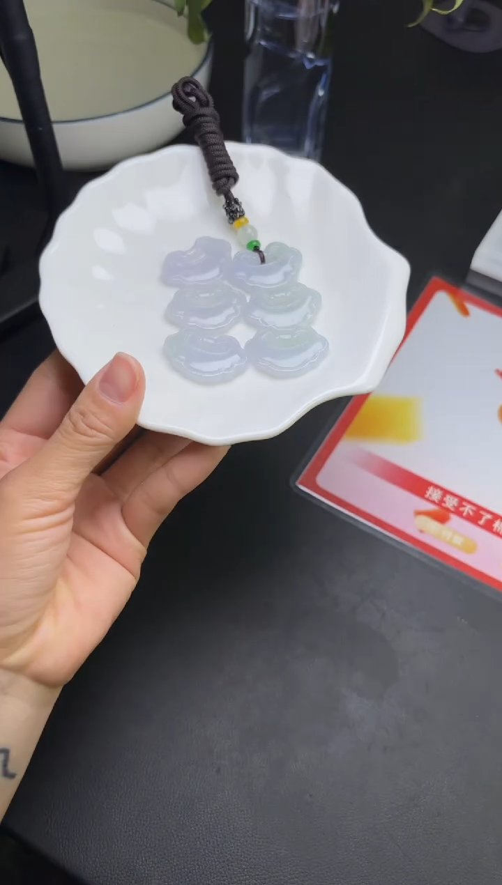 【闪购商品】翡翠挂件未镶嵌多样性发一件玉见如意锁02