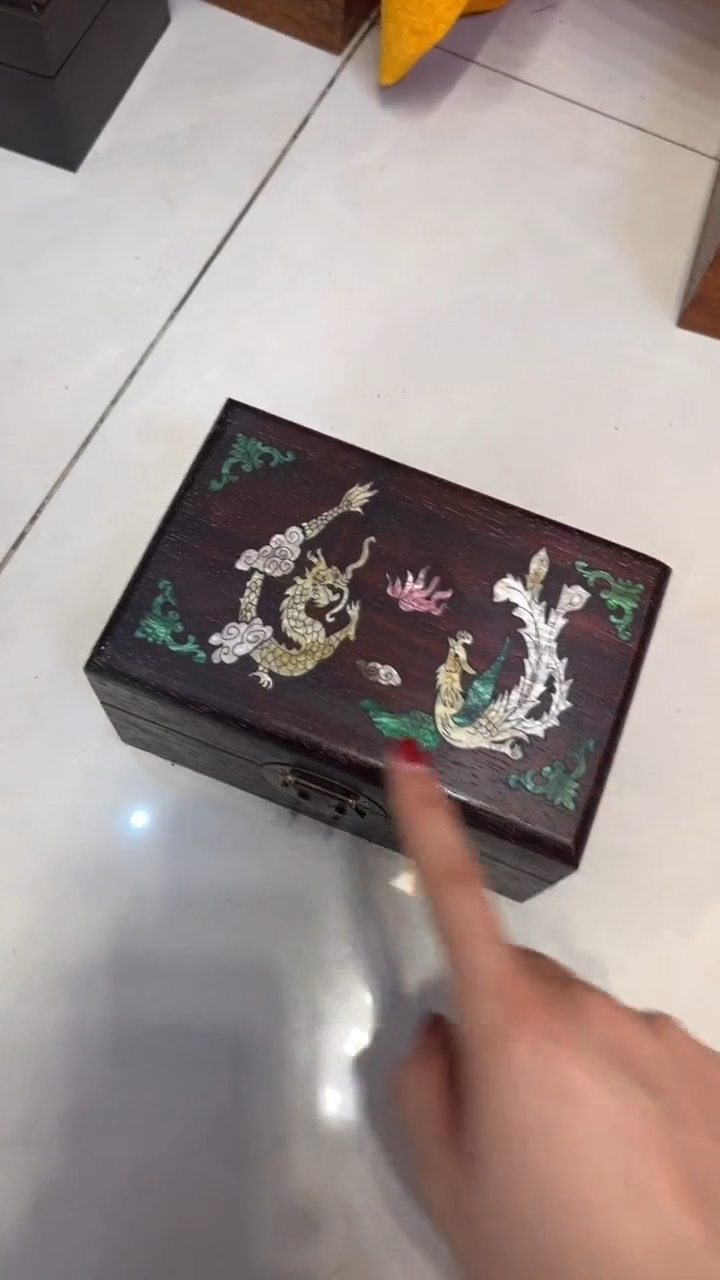 【闪购商品】木龙凤呈祥 首饰盒