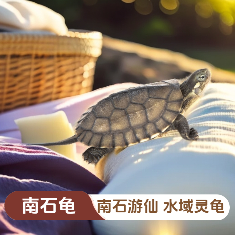 南石金钱龟 南石游仙水域灵龟