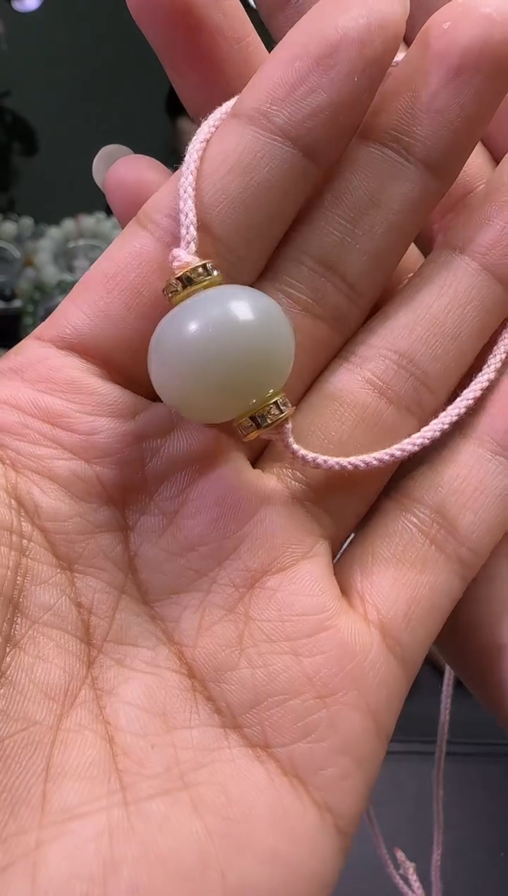 颈饰未镶嵌和田玉新疆和田玉锁骨珠