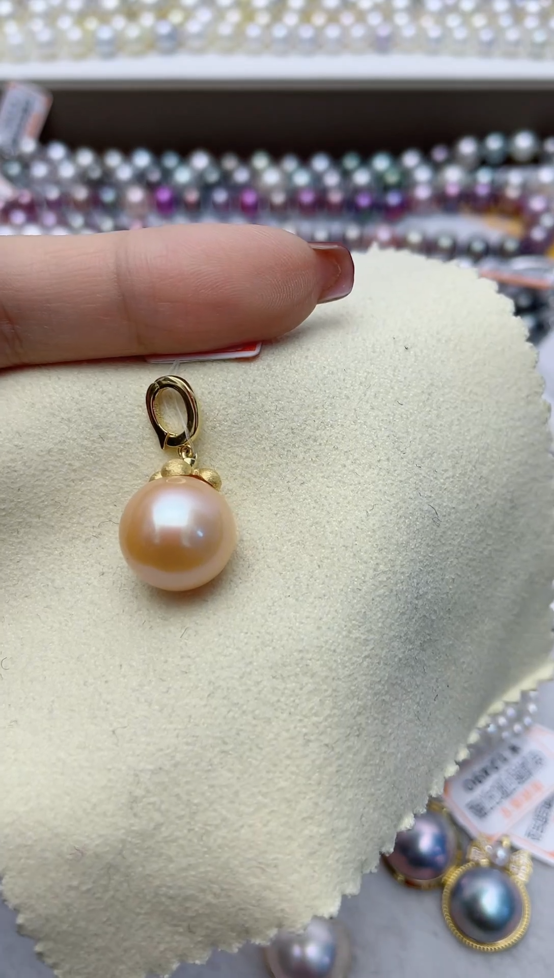 【闪购商品】淡水珍珠颈饰银S925镶嵌W67