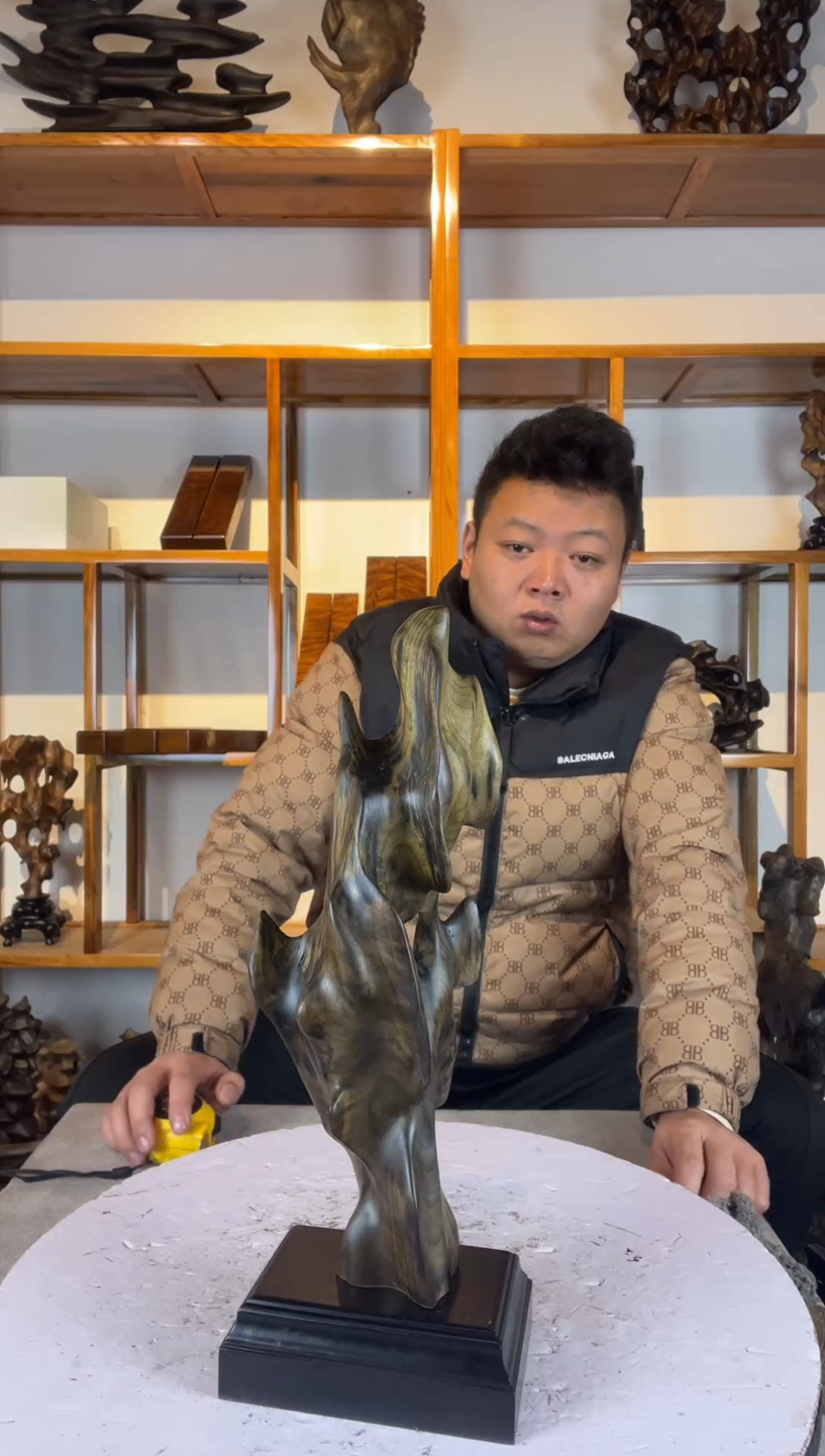 金丝楠烨268金丝楠自然随型摆件