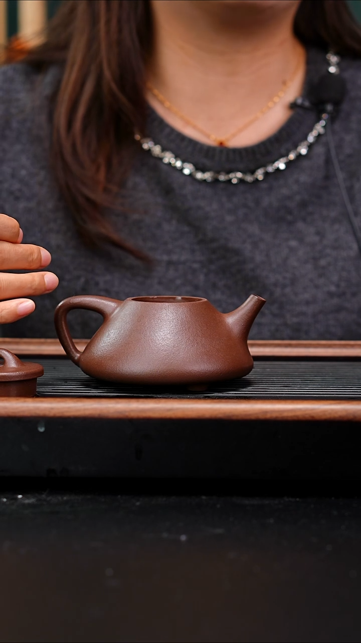 茶壶紫砂石黄龙血砂子冶石瓢