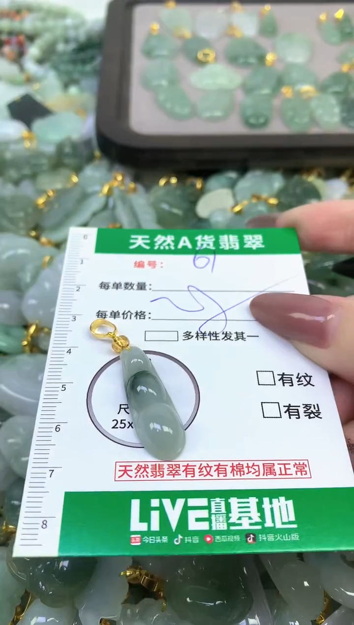 颈饰未镶嵌翡翠纯天然缅甸A货翡翠