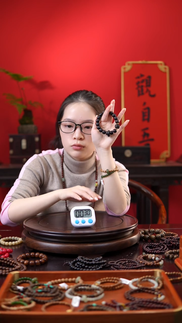 菩提手串/手链黑檀木单圈