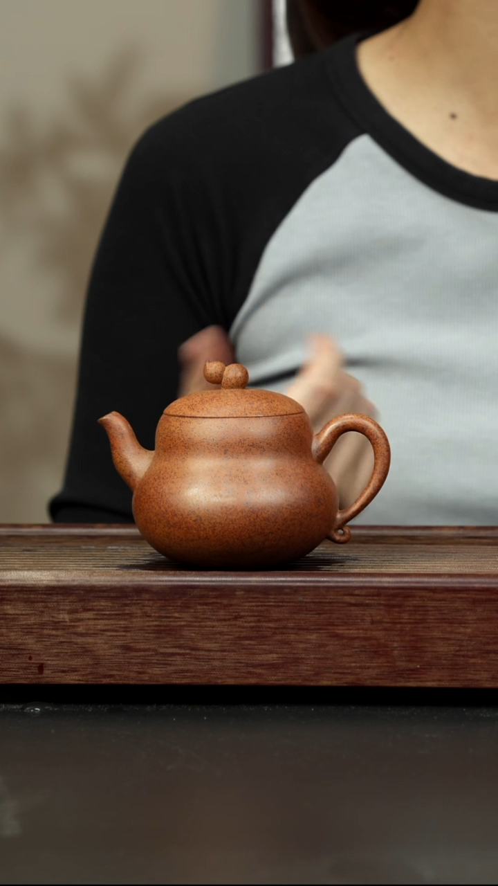 紫砂茶壶高温烧 葫芦壶