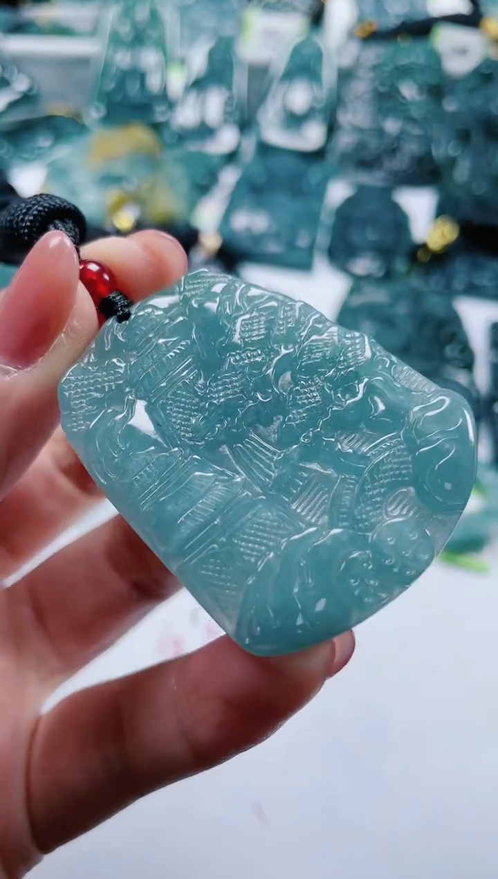 【闪购商品】翡翠颈饰未镶嵌多样性发货一件发货-大山水