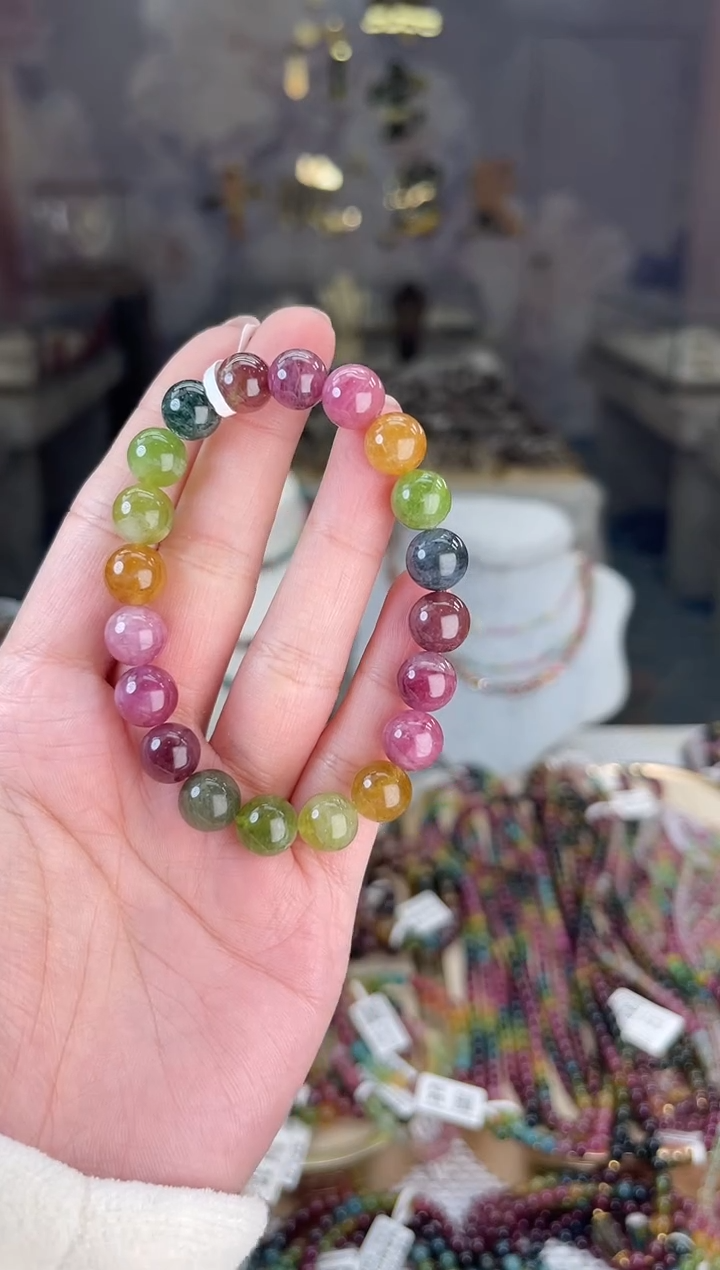 【闪购商品】碧玺/未镶嵌J9mm+碧玺单圈多样性发货