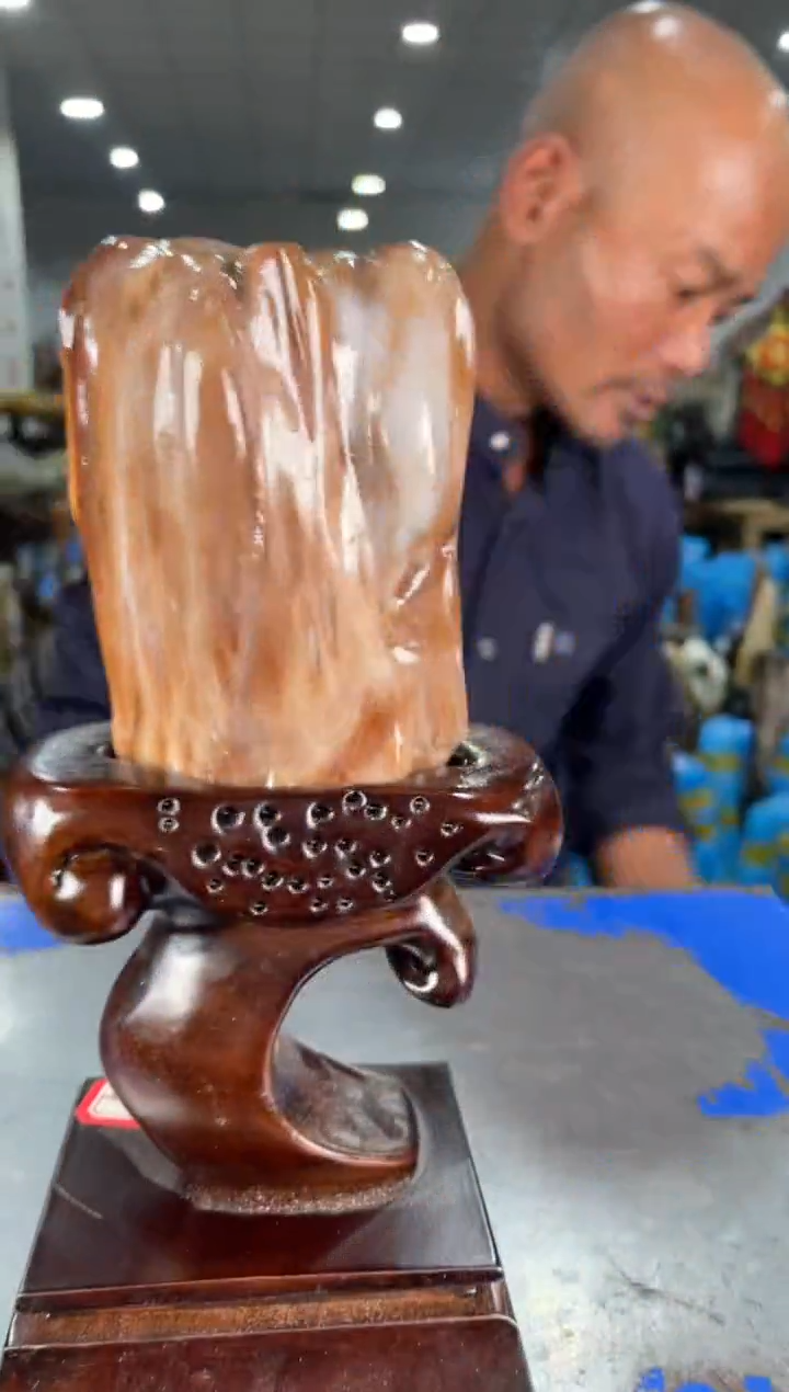 【闪购商品】硅化玉摆件未镶嵌49