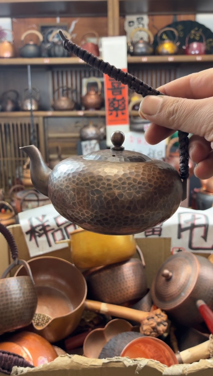 400毫升飞天老铜壶纯紫铜加厚高端清仓