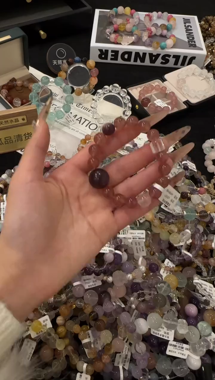 合金手链水晶草莓晶x3515