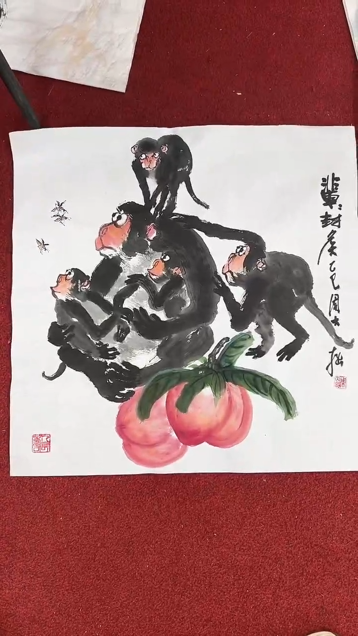 国画周大拙/国画/花鸟。