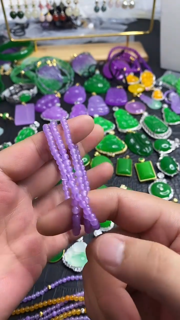 颈饰未镶嵌翡翠S012