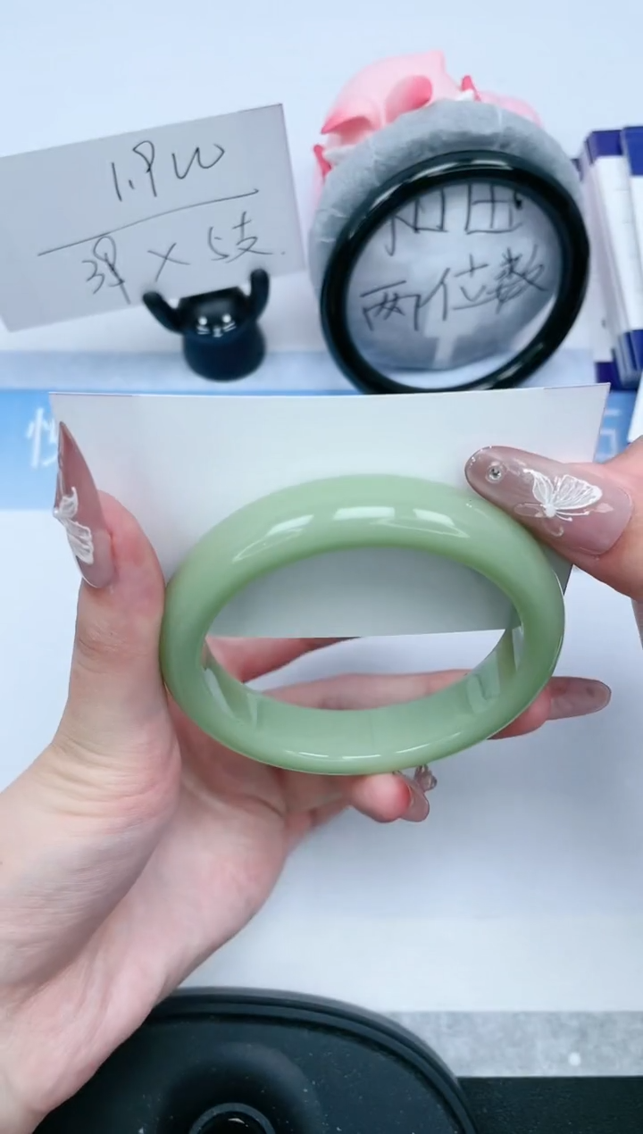 石英质玉未镶嵌手镯407-57.8