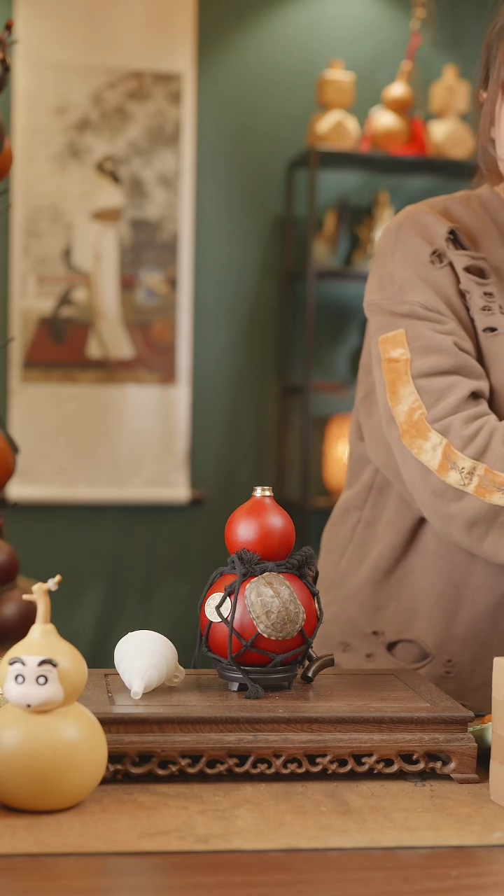 【闪购商品】300号精品天然大漆工艺防渗内胆酒葫芦~