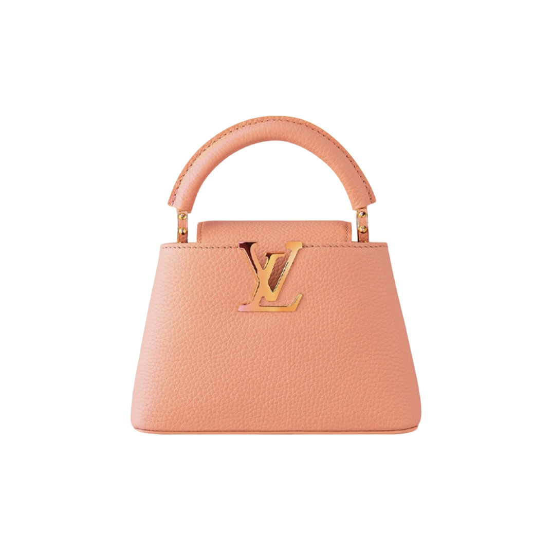 99新 LouisVuitton/路易威登 橙色/cap mini/单肩包/B6190经典